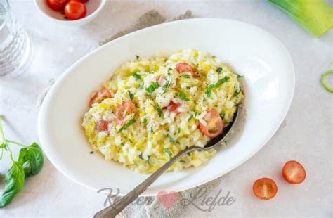 Prei Risotto Met Parmezaan Keukenliefde