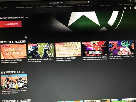 The website glitches and gave me random future videos from 5/20, 5/17