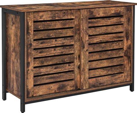 Vasagle Meuble De Rangement Buffet Avec Placard Portes Pour Salle