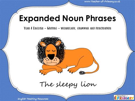 Expanded Noun Phrase