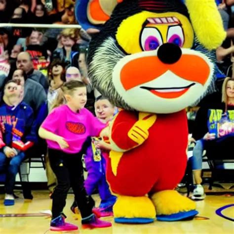 Chuck E Cheese Mascot Playing Basketball Stable Diffusion Openart