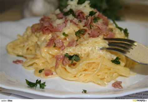 Špagety carbonara recept TopRecepty cz