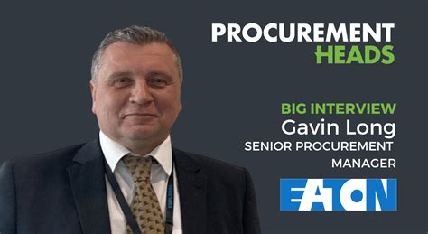 Procurement Blog Conversation With Gavin Long From Eaton