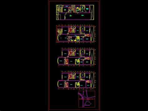 Viviendas Apareadas En Dwg Kb Librer A Cad