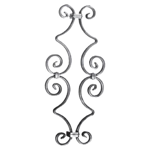 Forged Scroll Panel Art351 Steel And Pipes Inc