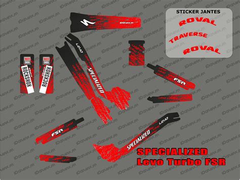 Kit Deco LEVO Edition Full Red Specialized Turbo Levo