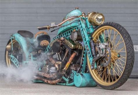 Rat Rod Motorcycle Of Victor Gbg Customs Rat Rod Street Rod And