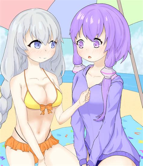 ビーチでデートするゆづきず まぐおーと さんのイラスト ニコニコ静画 イラスト