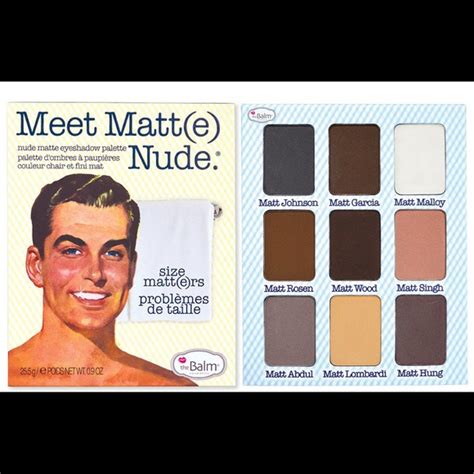 Sephora Makeup Last One Nwt The Balm Meet Matte Nude Palette Poshmark