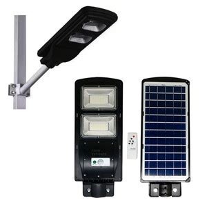 Luminaria Solar Poste Suporte Placa Completa Led 100w Sensor