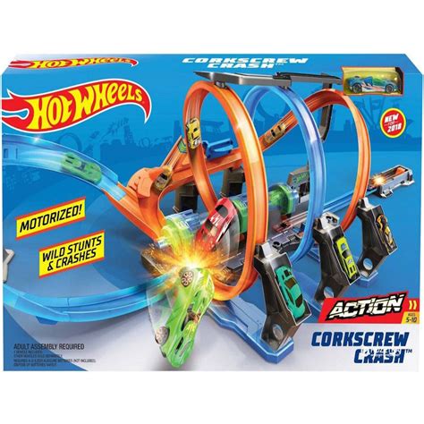 HOT WHEELS TOR TORY ZESTAW Wyrzutnia PĘTLE GROZY Ulubiony bohater