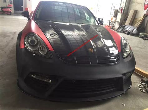 Porsche Panamera Mansory Body Kit Wing Carbon Fiber Front Bumper