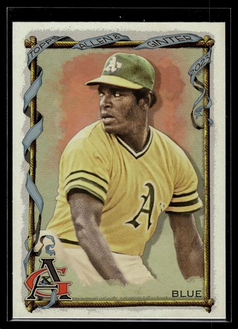 Vida Blue 2023 Topps Allen Ginter Hot Box Silver Foil Portrait Card