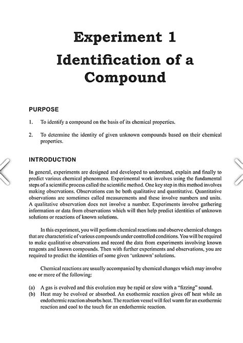 LAB CHM420 Experiment 1 - General Chemistry - Studocu