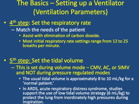 Lecture 43 Ventilation Flashcards Quizlet