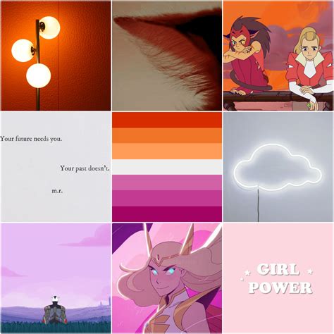 Personalized Pride Flags She Ra Based Lesbian Moodboard For