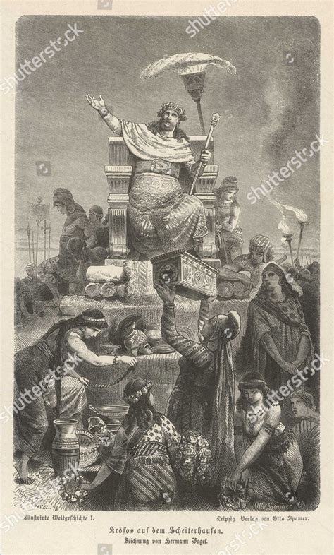 Croesus King Lydia Whose Wealth Legendary Editorial Stock Photo - Stock ...