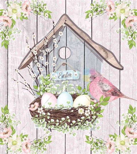 Easter Birdhouse And Nest Dishwasher Magnet Expert Print Solutions
