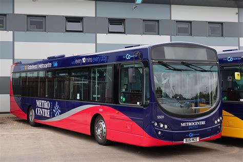 Go North East 5501 BU51MCE YX10EYU Is Seen At Their Rive Flickr