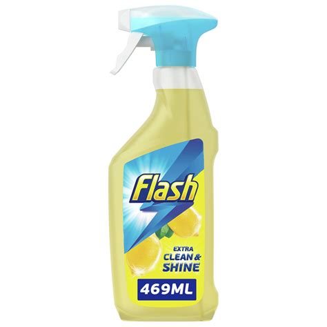 Flash Multi Purpose Cleaning Spray Lemon 469ml Wilko