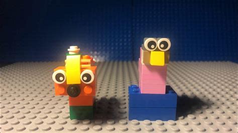 How To Build Lego Willy The Weasel And Ozzie The Ostrich Youtube