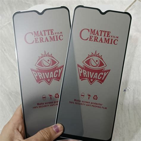 Jual TEMPRED GLASS ANTI SPY MATTE CERAMIC INFINIX HOT 10 PLAY HOT 11 PLAY HOT 9 PLAY SMART 6