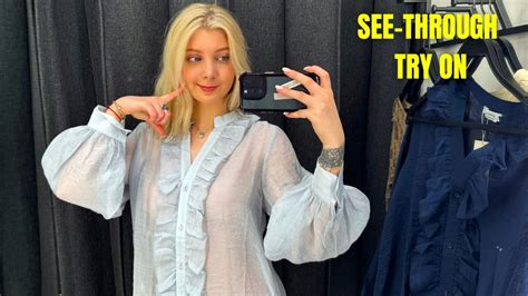 See Through Try On Haul Transparent Lingerie And Clothes Try On Haul At The Mall Nude