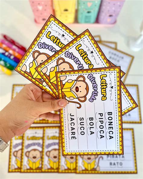 Leitura Material Escolar - Fichas de Leitura Divertida – Kit Kids Escolar