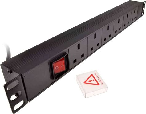 6 Way Power Distribution Unit PDU Uk Metallic Kenya Gadget Shop