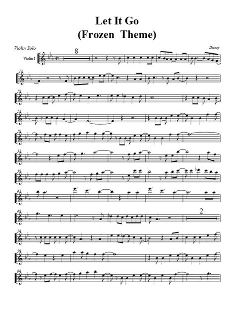 Let It Go Frozen Pdf