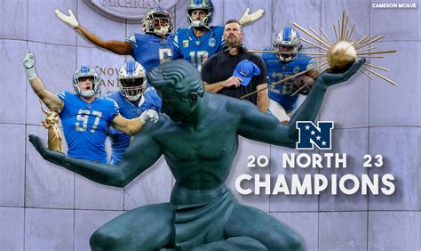 Detroit Lions 2023 NFC North Champions on Behance