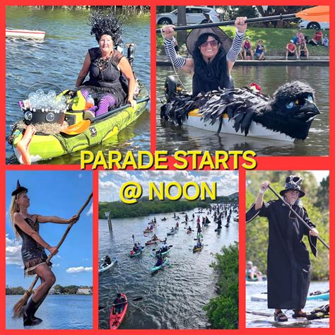 FOURTH ANNUAL - TARPON SPRINGS - WITCHES/WARLOCKS PADDLE PARADE