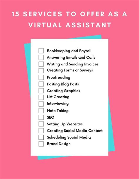 Printable My Personal Assistant