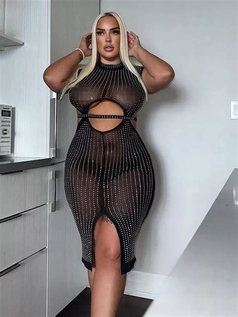Curvy Model So Hot She Makes Lads Cry Sizzles In Racy See Through Dress Daily Star