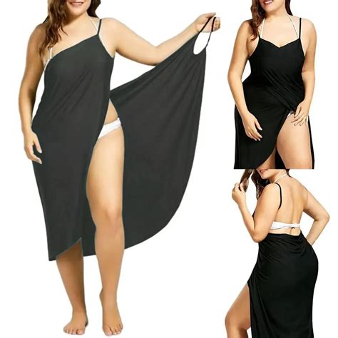 Big Size Summer Beach Sexy Women Stripe Wrap Dress Bikini Cover Up Sarongs Women S Clothing