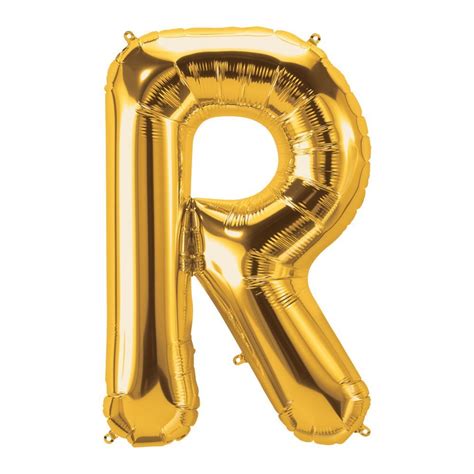 R Gold Letter 34 Mylar Balloon In 2020 Gold Letter Balloons Mylar