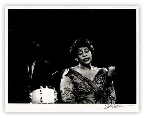 Ella Fitzgerald Under The Spotlight 1961 — Vintage Print Ted