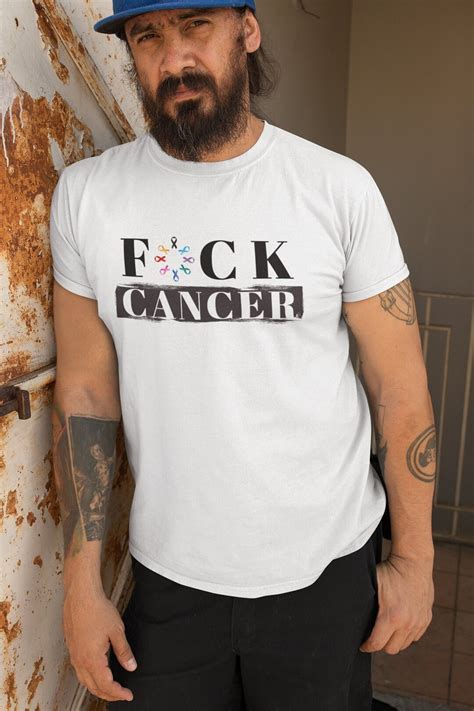 Fuck Cancer Shirt Snarky Chemo Care Package Gift Cancer Patient Shirt Cancer Sucks Gift