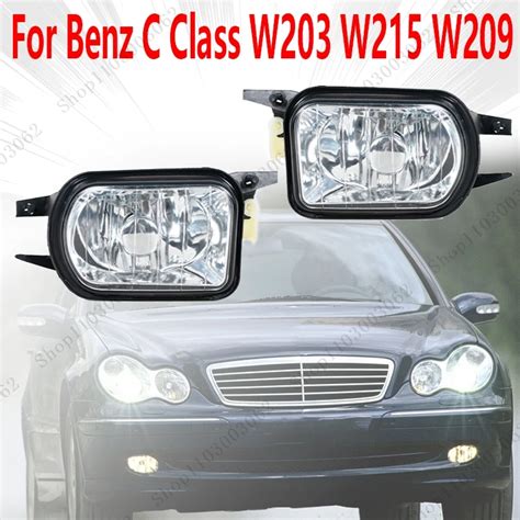 Front Bumper Fog Light Assembly Foglamp For Mercedes Benz C Class W