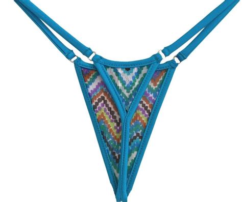 Semi Sheer Micro Thong Bikini String Bottom Swimwear Sheer When Wet Minimal Bikini Cheeky