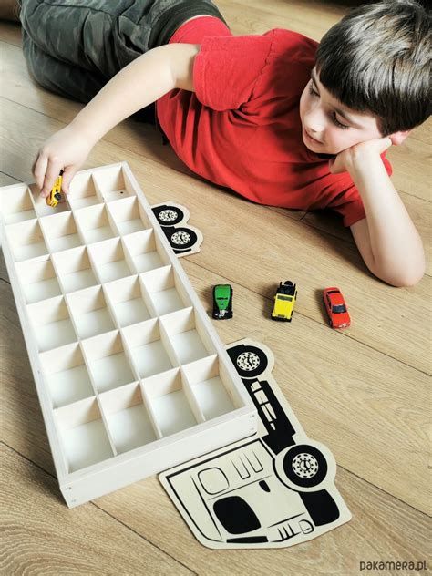 P Ka Tir Na Autka Hot Wheels Gara Na Resoraki Drewniany Ekspozytor Pakamera Pl