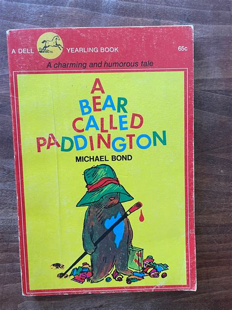 A Bear Called Paddington By Michael Bond Etsy