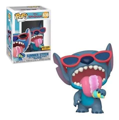Funko Pop Disney Lilo Stitch Summer Stitch Hot Topic Frete Gr Tis