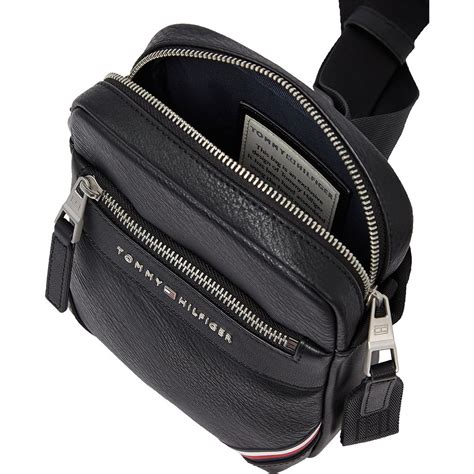 Tommy Hilfiger Pu Mini Reporter Crossbody Black Dressinn