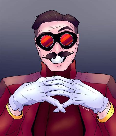 Download Doctor Eggman With Red Sunglasses Wallpaper