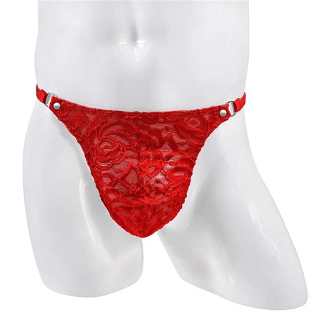 Tanga Para Hombre Ropa Interior Sexy Bikini Con Parte Trasera En T Bragas Sissy Lencer A Jpeg