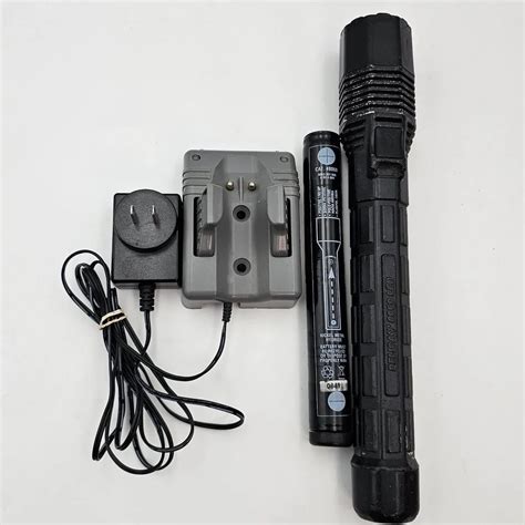 Pelican 8060 LED Black Tactical Flashlight OEM Charger Battery TESTED