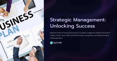 Strategic Management: Unlocking Success 
