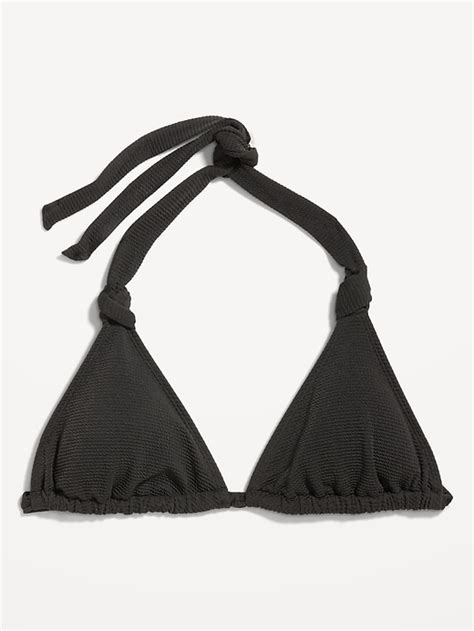 Pucker Triangle Halter Bikini Swim Top Old Navy