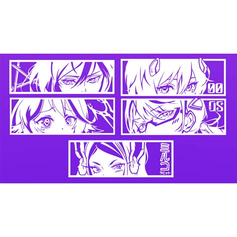 Anime Hentai Girls Waterproof Decal Sticker For Cars Motorcycles Helmets Laptops Etc